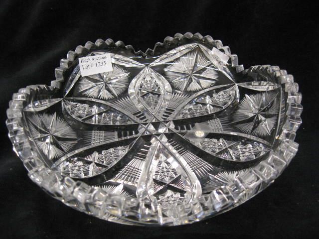 Pitkin & Brooks Cut Glass Dish