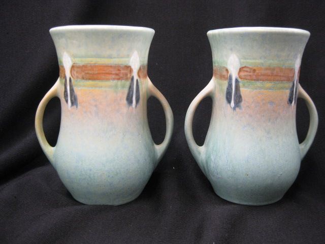 Pair of Roseville Monticello Art 14ce88