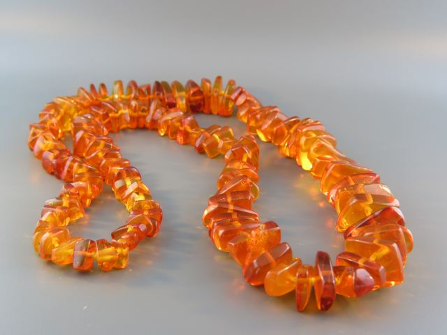 Golden Amber Necklace rich natural 14ce96