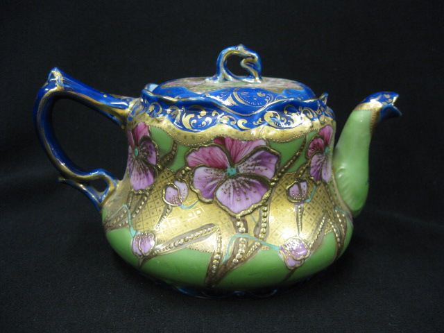 Japanese Porcelain Teapot elaborate