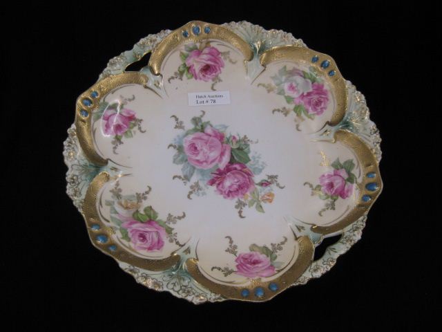 R.S. Prussia Porcelain Cake Plate