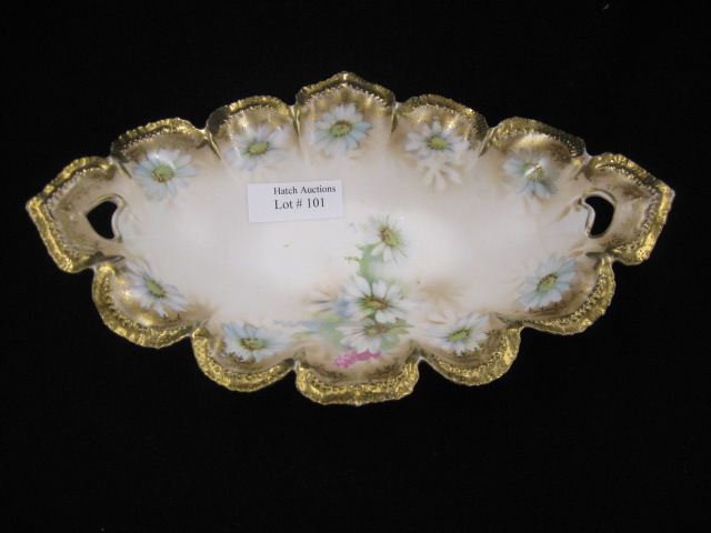 R S Prussia Porcelain Relish Dish 14cee5