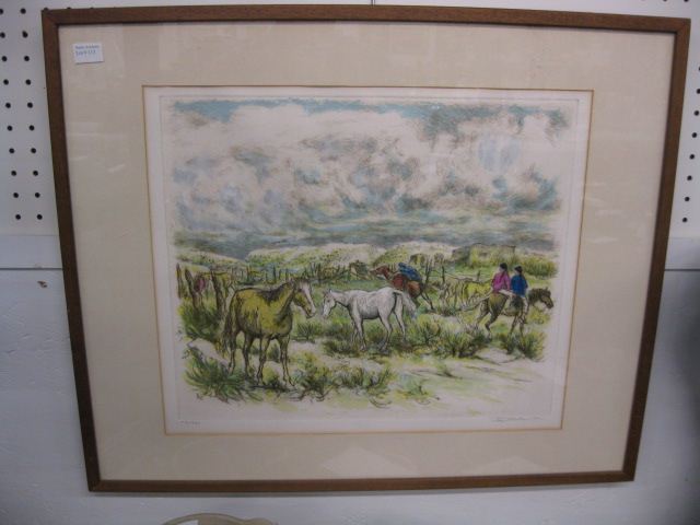 Ira Moskowitz Lithograph New Mexico 14cef7
