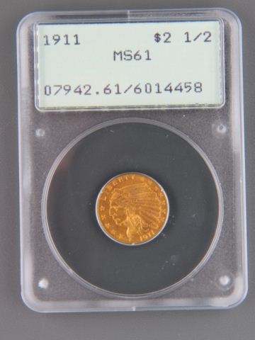 1911 U.S. $2.50 Indian Head Gold