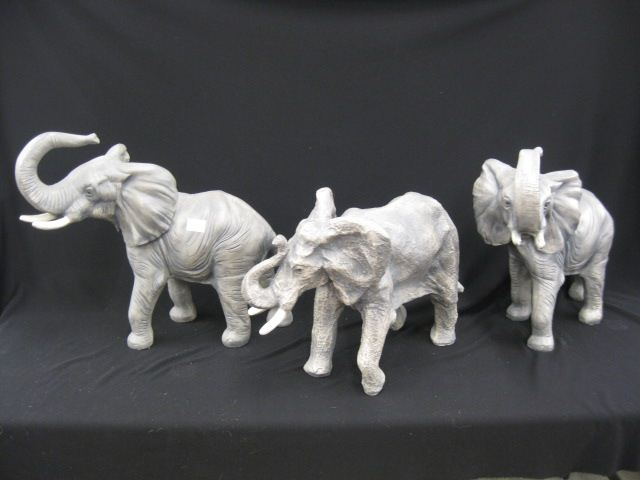 A Trio of Elephants composition