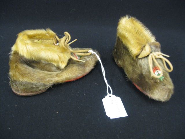 Pair of Child s Indian Mocassinsfur 14cf1e