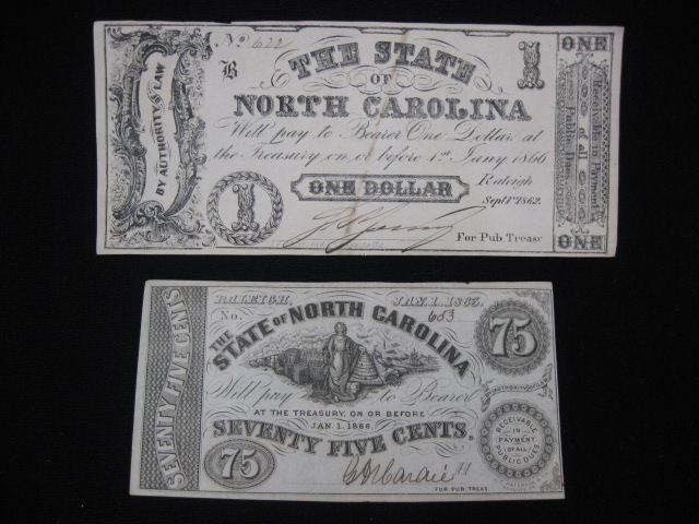 2 North Carolina Confederate Civil 14cf66