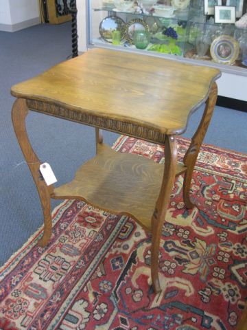 Oak Library Table