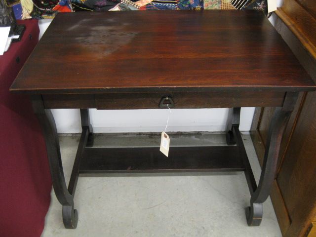 Antique Desk or Library Table with