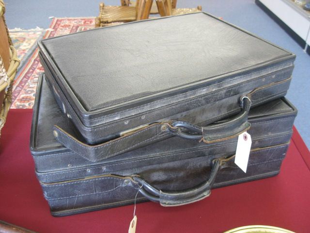 2 pc Hartman Leather Luggage briefcaseand 14cf9a