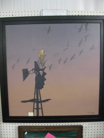 Robert Bateman giclee on canvas Wind