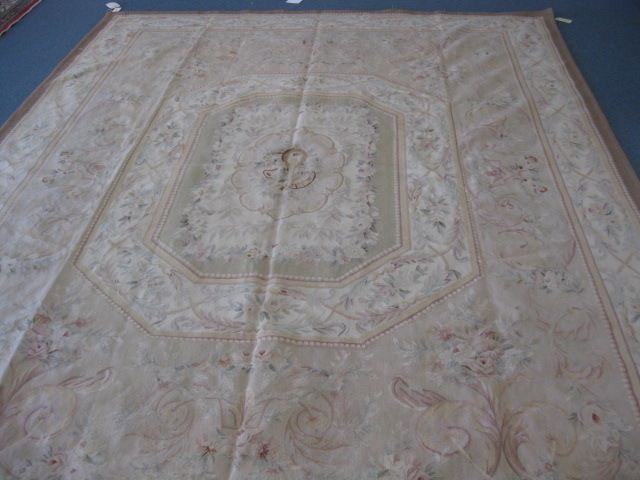 Aubusson Handmade Room Size Rug 14cfb2