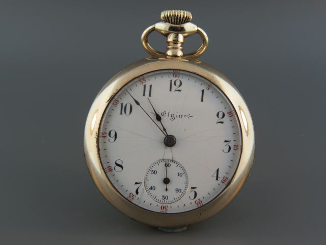 Elgin Pocketwatch openface 1903 fancy