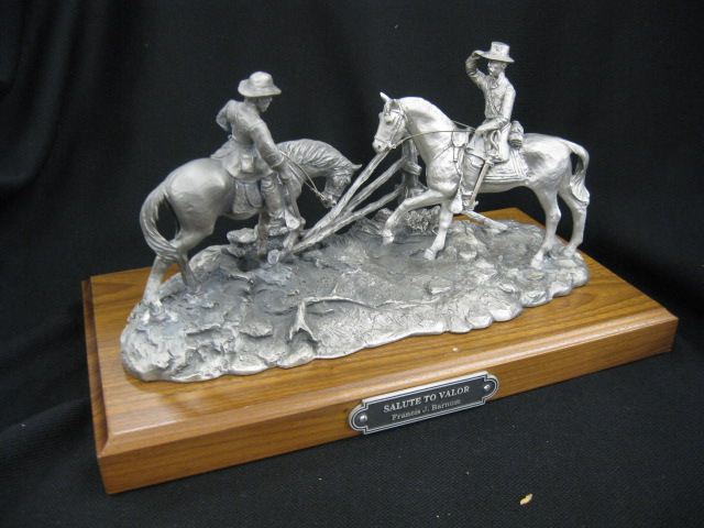 Chilmark Civil War Pewter Figurine Saluteto