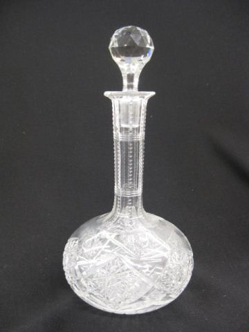 Cut Glass Sherry Decanter brilliant