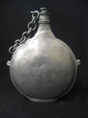 Early Pewter Canteen.