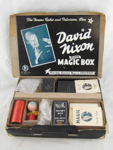 A David Nixon Magic kit.