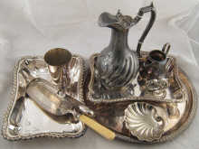 A quantity of silver plate including 14f77f