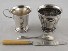 A silver mug Birmingham 1934 a Continental