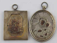 A Russian silver mounted travelling 14f7a0