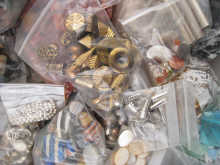 A large quantity of beads semi