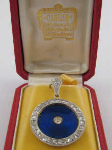 A French hallmarked platinum and