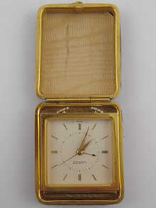 A travelling clock by Luxor dial 14f836