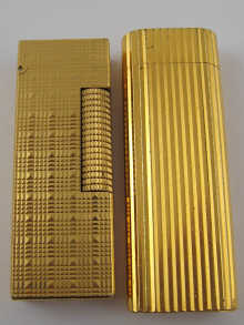 A gold plated Cartier cigarette 14f841