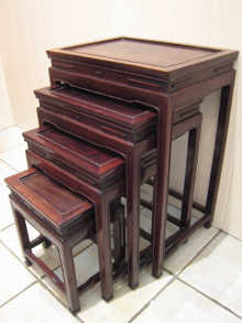 A set of four Chinese rosewood 14f84c