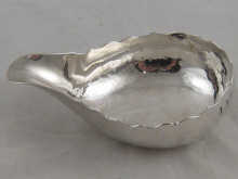 An 18th century silver pap boat