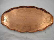 An oval Arts and Crafts style copper 14f9ad