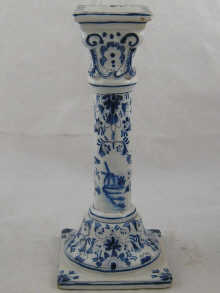 A Dutch delft candlestick some 14f9d0