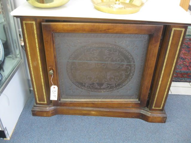 Marble Top Cabinety etched glass 14fa0a