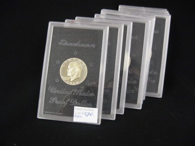 10 Proof Silver Eisenhower Dollars 14fa24