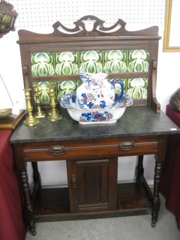 Victorian Washstand marble top