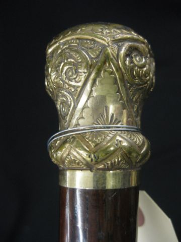 Victorian Gold-Filled Walking Stick