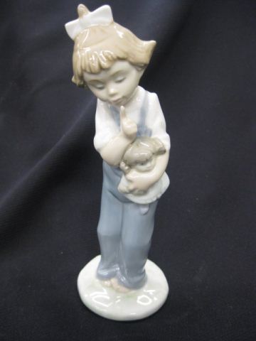 Lladro Porcelain Figurineof a girl 14fac8