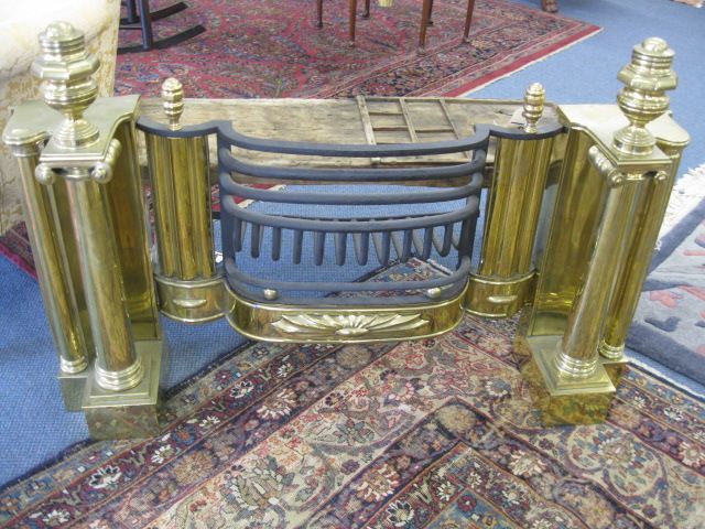 Brass Fireplace Insert column &