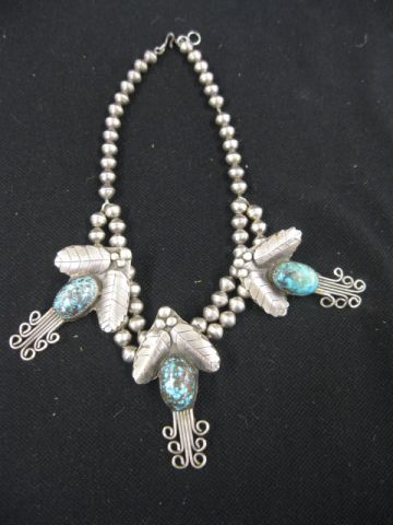 Indian Turquoise & Sterling Necklace