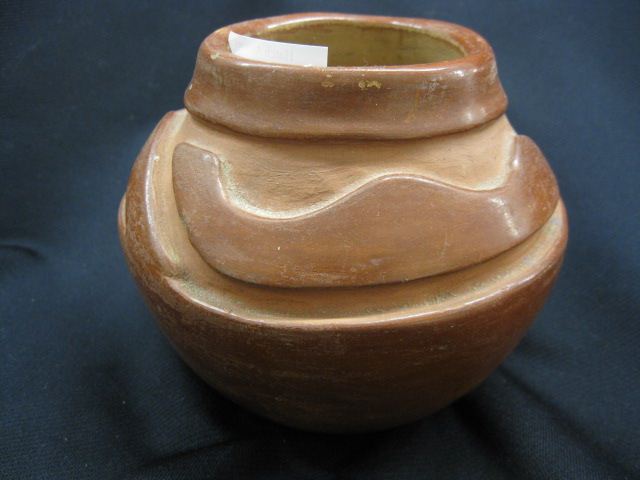 Southwest Indian Pottery Vase carvedanimal 14fb02