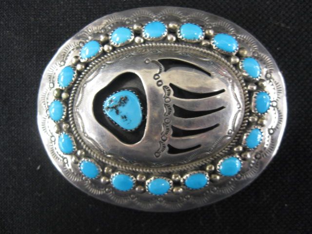 Indian Turquoise Sterling Belt 14fafb