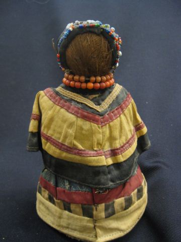 Seminole Indian Doll beaded hairpiece