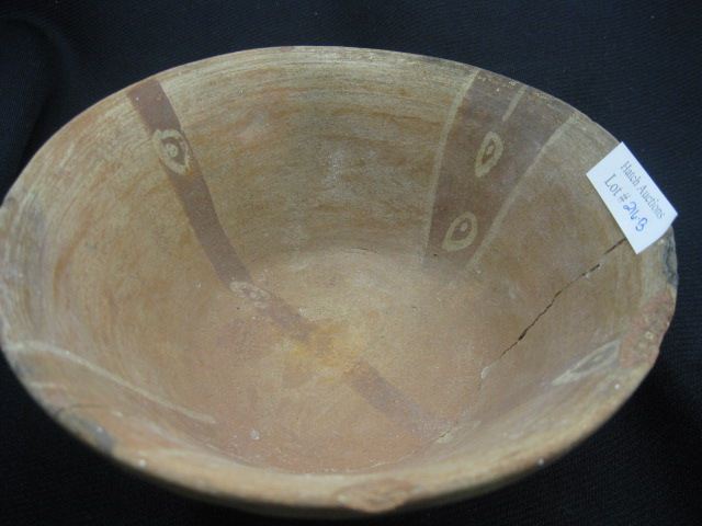 Pre Columbian Pottery Bowl decorated 14fb05