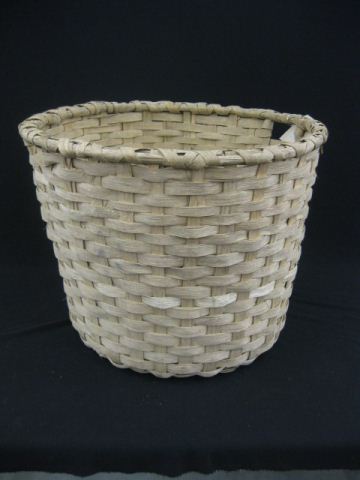 Split Oak Laundry Basket encused 14fb1e