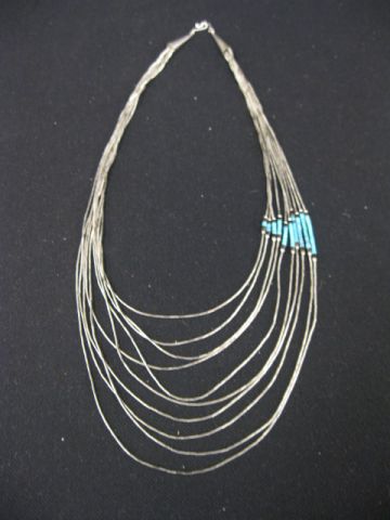 Indian Sterling Silver Fetish Necklace 14fb26