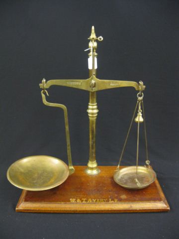 English Balance Scales brass with 14fb3a