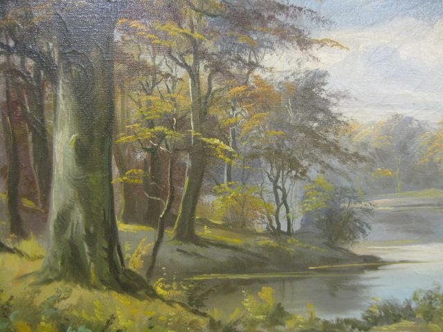 Oil on Canvas Spring Landscape 14fb64