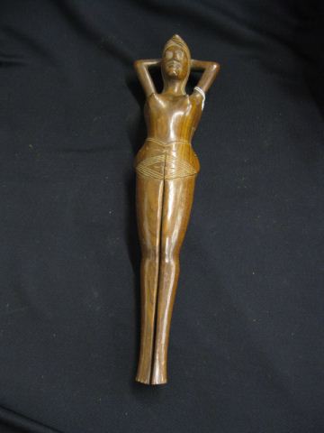 Carved Wooden Figural Nutcracker of