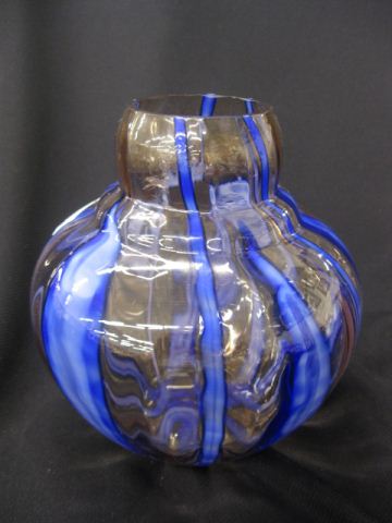 Czechoslovakian Art Glass Vase