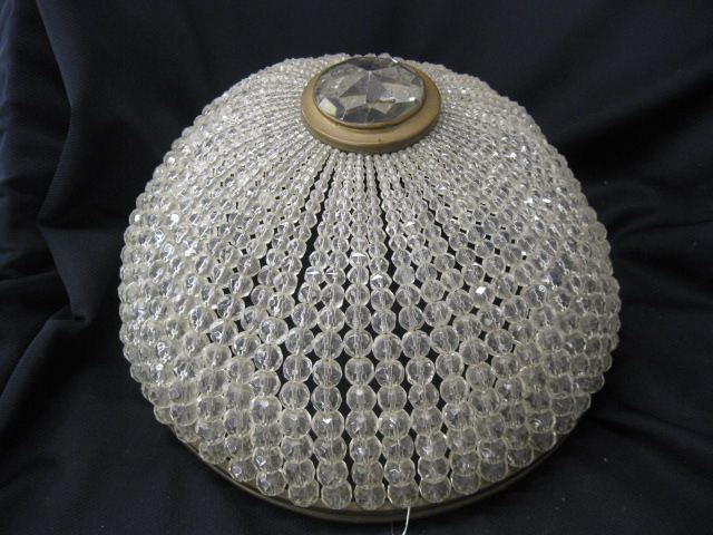 Beaded Crystal Light Fixture dome 14fbd6